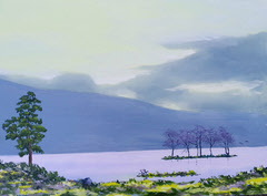 Scottish Loch Island 